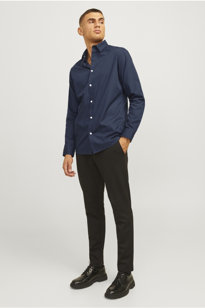 JREBGAVIN SOLID SHIRT LS NOOS 12267557 Sky Captain